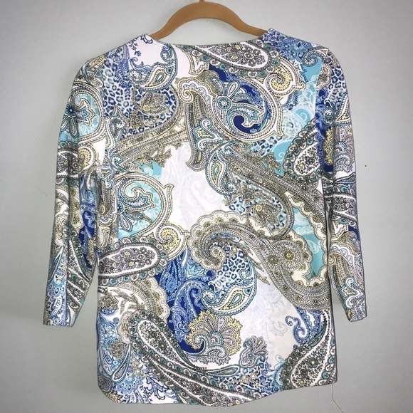 Beautiful Tropical Boho Vibe Top - Picture 3 of 3